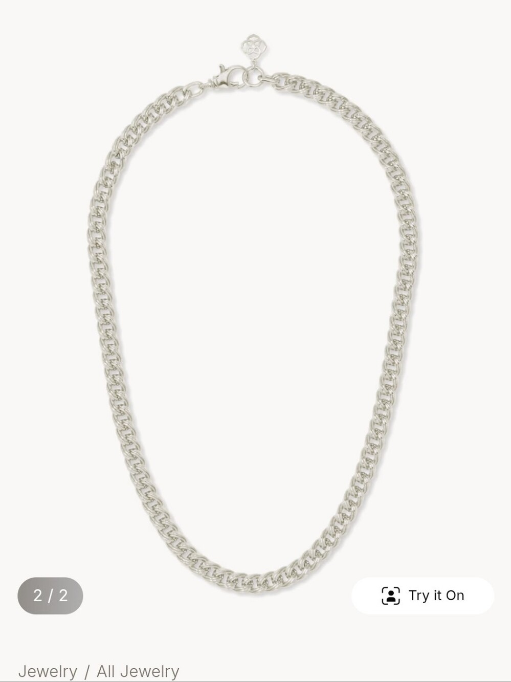 Kendra Scott Vincent Chain, Silver